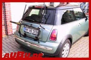 Mini ONE 05/2001 bis 11/2006 ( !!! Nicht für Mini Cooper S !!! Foto vom der Heckklappe wird benötigt !!) - Paulchen Grundträger - 817101 500