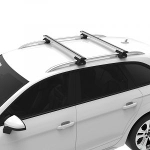 VW Amarock mit Reling, (10/2022 bis ...)  - Cruz Airo Lane Fix Feet - Aluminium Dachträger für hochstehender Dachreling