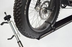 Fahrradzubehör, FatBike Plus (Rahmenstärke: 60-120mm) für 1 Fahrrad - schwarz gepulvert (Paulchen)