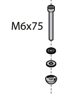 1 Satz M6x75 (60CE6075, 61ED0611, 82FE00001, 60RO004) - Kom: Schulz 313196