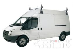 Dachträger Ford Transit (2000 bis 2014).  Hochdach H3. nur Länge L2/L3/L4.  2 Trägerbarren  - DELTA Schwerlastträger