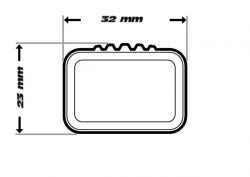 EVOS STAHL Grundträger (Spannträger). VW Golf 7/VII. Schrägheck 5-türig. 11/2012 bis 12/2019 (NICHT Sportsvan!!)