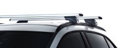 VW Tiguan Allspace mit Reling. Bj. 09/2017 bis 2024 (mit hochstehender Reling) - ATERA RTD ALU Grundträger