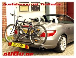 Mercedes SLK Cabrio (Typ R172) Bj. 02/2011 bis 2019. Grundträger inkl. Tieflader/Controler - 413652+409+4704