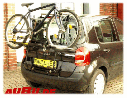 Renault Modus II auch Grand Modus II Bj. 01/2008 bis 2012 ( Zusatzbeleuchtung wird beim Fahrradtransport empfohlen !) - Paulchen Grundträger - 822812 300