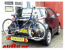 Toyota IQ Bj. 01/2009 bis 05/2014 ( Zusatzbeleuchtung wird beim Fahrradtransport empfohlen.) - Paulchen Grundträger - 872750 502