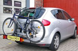 Seat Altea Bj. 06/2004 bis 02/2009 ( Zusatzbeleuchtung beim Fahrradtransport empfohlen) - Paulchen Grundträger - 881701 500