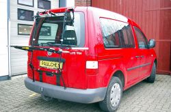 VW Caddy III . auch Live + Maxi mit HECKKLAPPE Bj. 03/2004 bis 04/2015 - Paulchen Grundträger - 811535 300