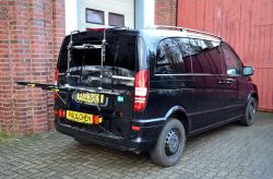 Mercedes Viano/Vito Typ W 639 Bj. 09/2003 bis 2014 ( Zusatzbeleuchtung und Kennzeichen beim Fahrradtransport empfohlen !!) - Paulchen Grundträger - 813702 221