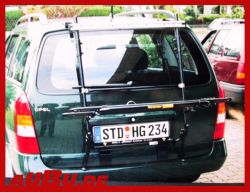 Opel Astra G Caravan mit Kunststoffblende 3/1998 bis 2005 - Paulchen Grundträger - 812702 500