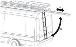 VW Bus/Transporter T5/T6. (2003 bis 2015. 2015 bis 2019. 2019 bis ...).  Länge L1. MIT Fixpunktbefestigung - Aluminium Lastkorb Kargo Rack