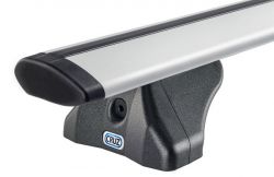 Peugeot 2008 II / e-2008 (11/2019 bis ...) - Cruz Airo FIX Rail SILBER - Grundträger für Fahrzeuge mit aufliegender Reling