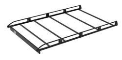 VW Transporter T5/T6/T6.1 (Länge = L2) (MIT Fixpunkten im Dach) - Evo Rack Stahl Lastenkorb (320 x 140cm) inkl. Windspoiler