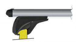 Renault Espace VI (04/2023 bis ...),  MIT GESCHLOSSENER DACHRELING  - InRail Grundträger